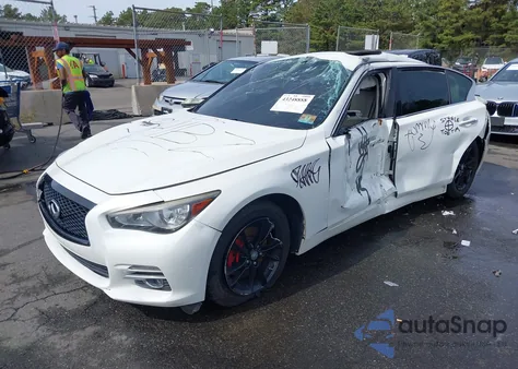 2017 Infiniti Q50 3.0T Signature Edition z USA, uszkodzony, nr VIN JN1EV7AR5HM838190